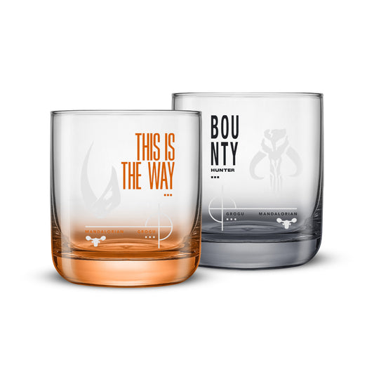 Star Wars™ Bounty Mandalorian Short Drinking Glasses - Bounty + This Is The Way