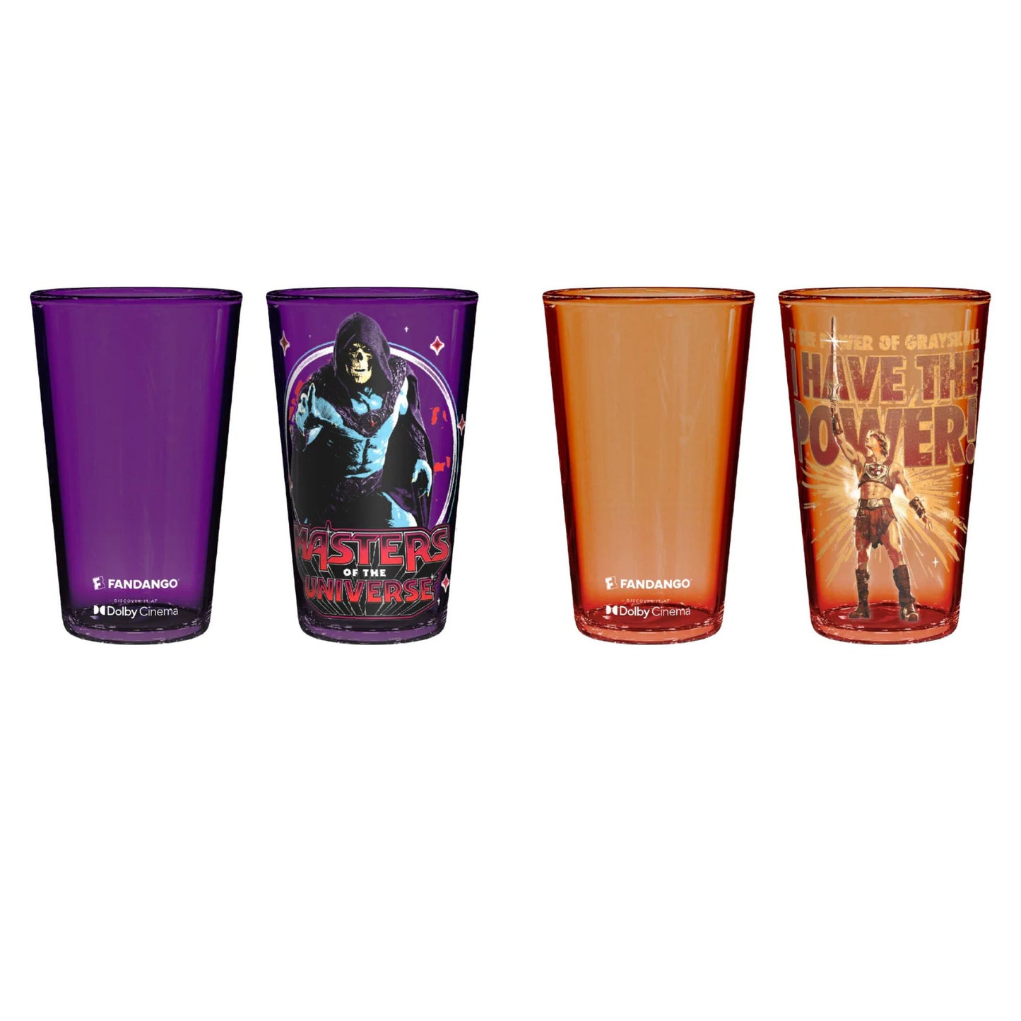 Masters of the Universe Pint Glasses Set of 2