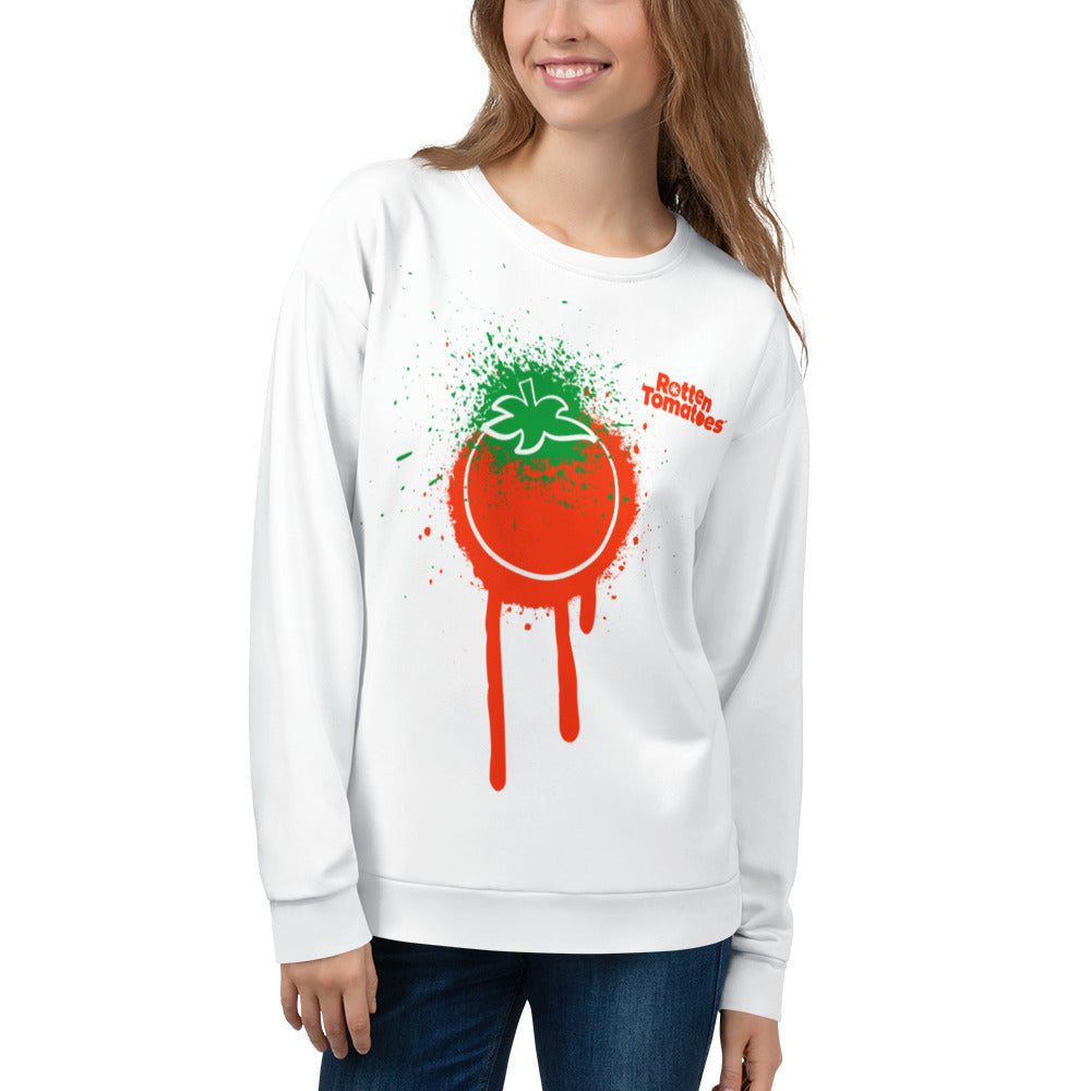 Rotten Tomatoes Red Splatter Crewneck Sweatshirt