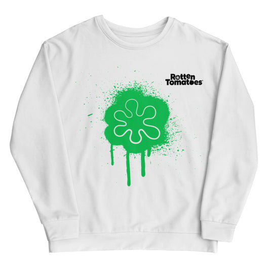 Rotten Tomatoes Green Splatter Crewneck Sweatshirt