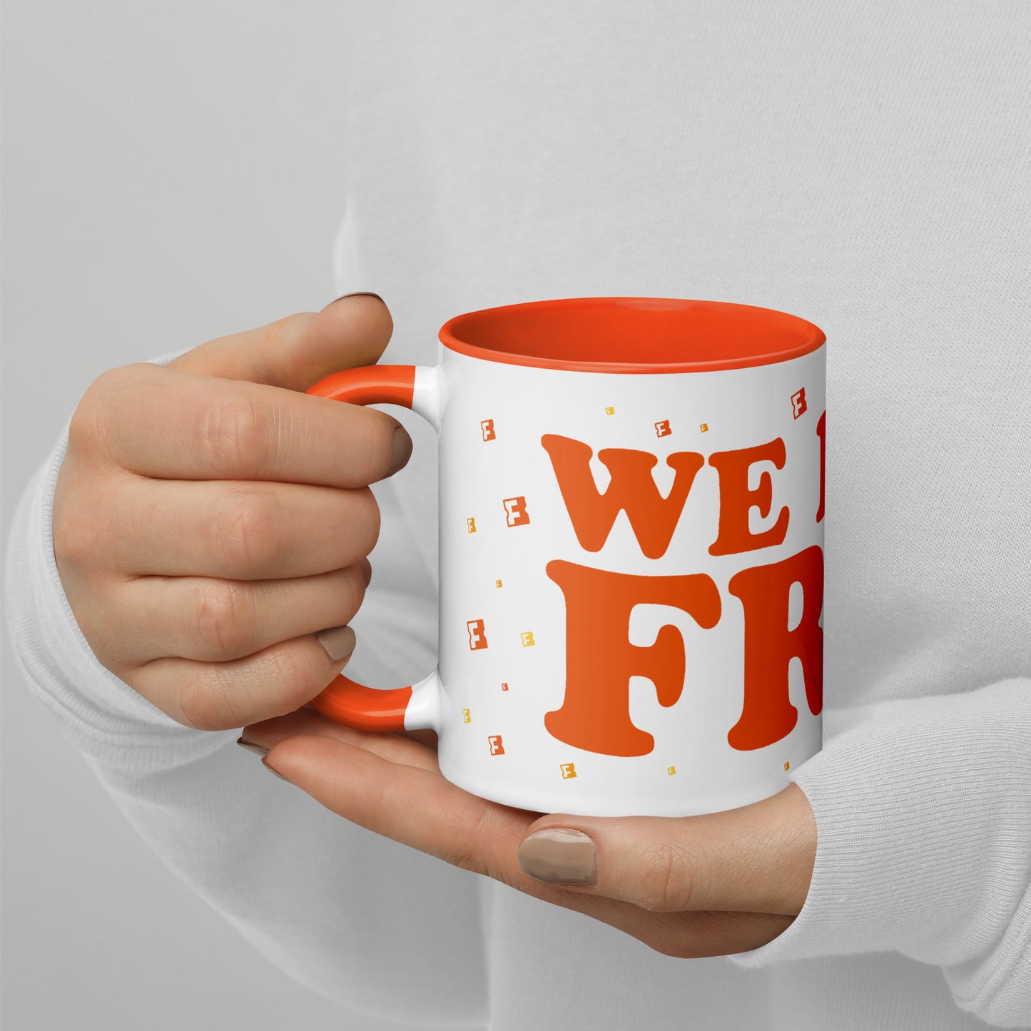 Fandango Two-Tone Mug Whimsical We Love Free