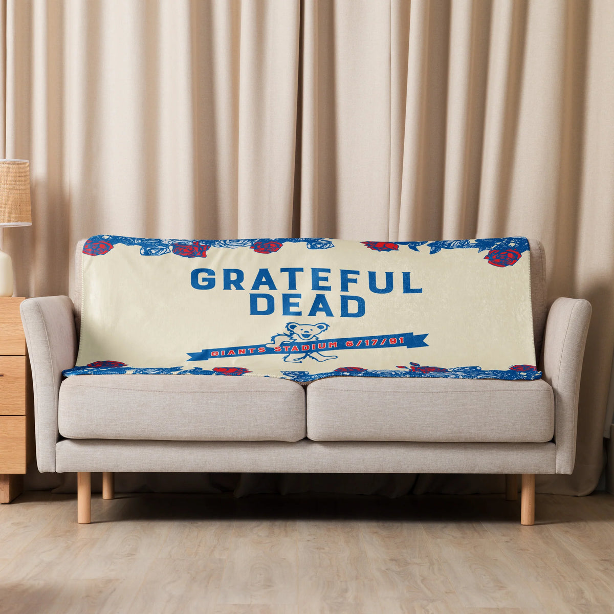 Grateful Dead Sherpa Blanket Giants Stadium-4