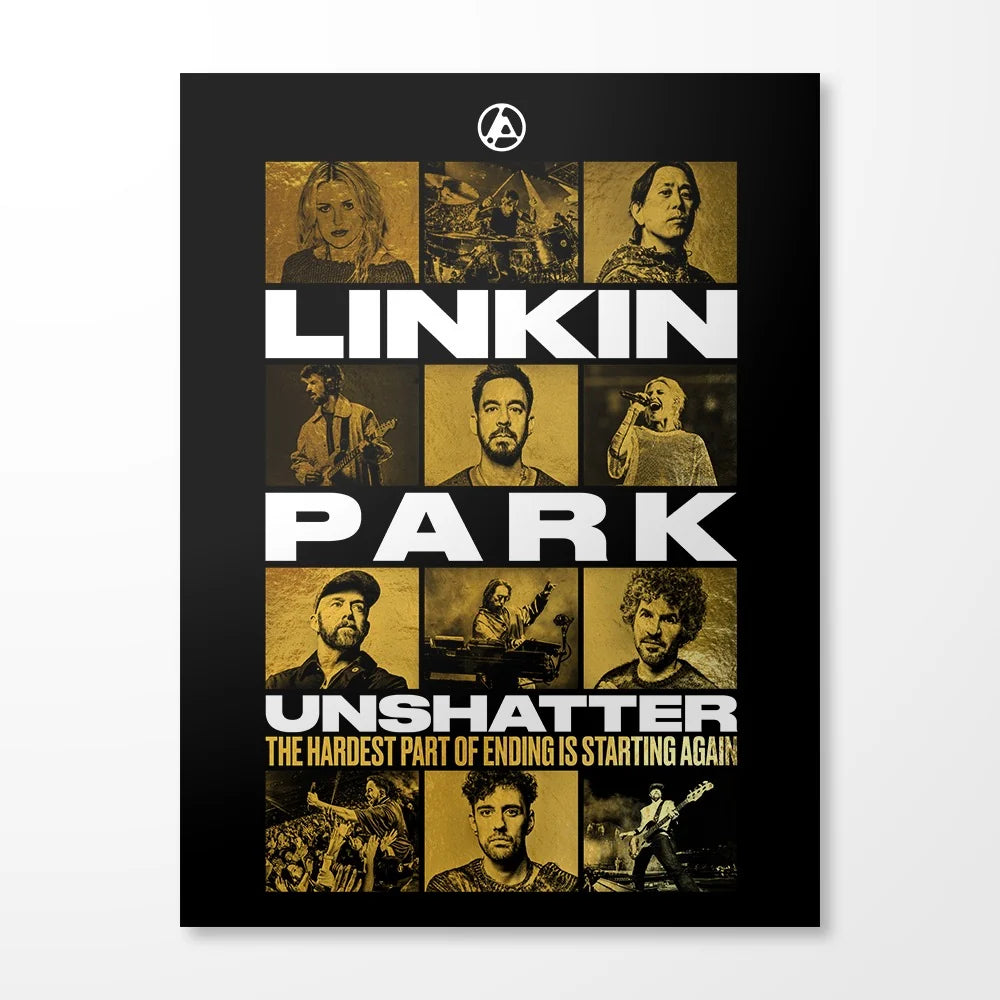 LINKIN PARK: UNSHATTER Concert Film Poster with Special Edition Metallic Finish - LINKIN PARK: UNSHATTER Concert Film Poster with Special Edition Metallic Finish