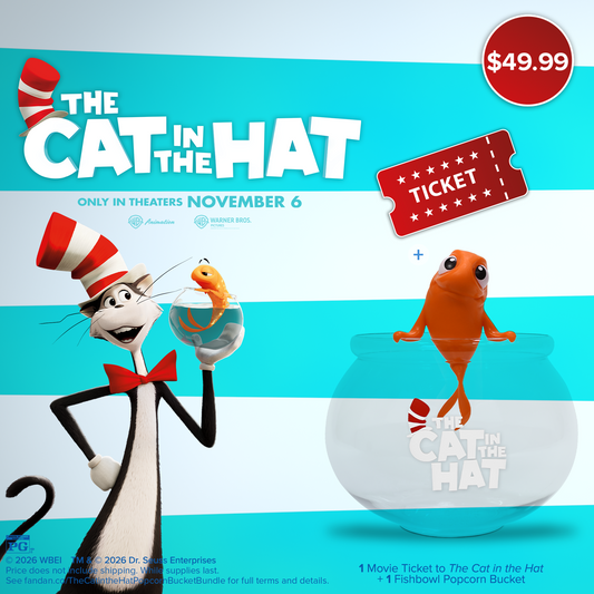 The Cat in the Hat Popcorn Bucket Bundle