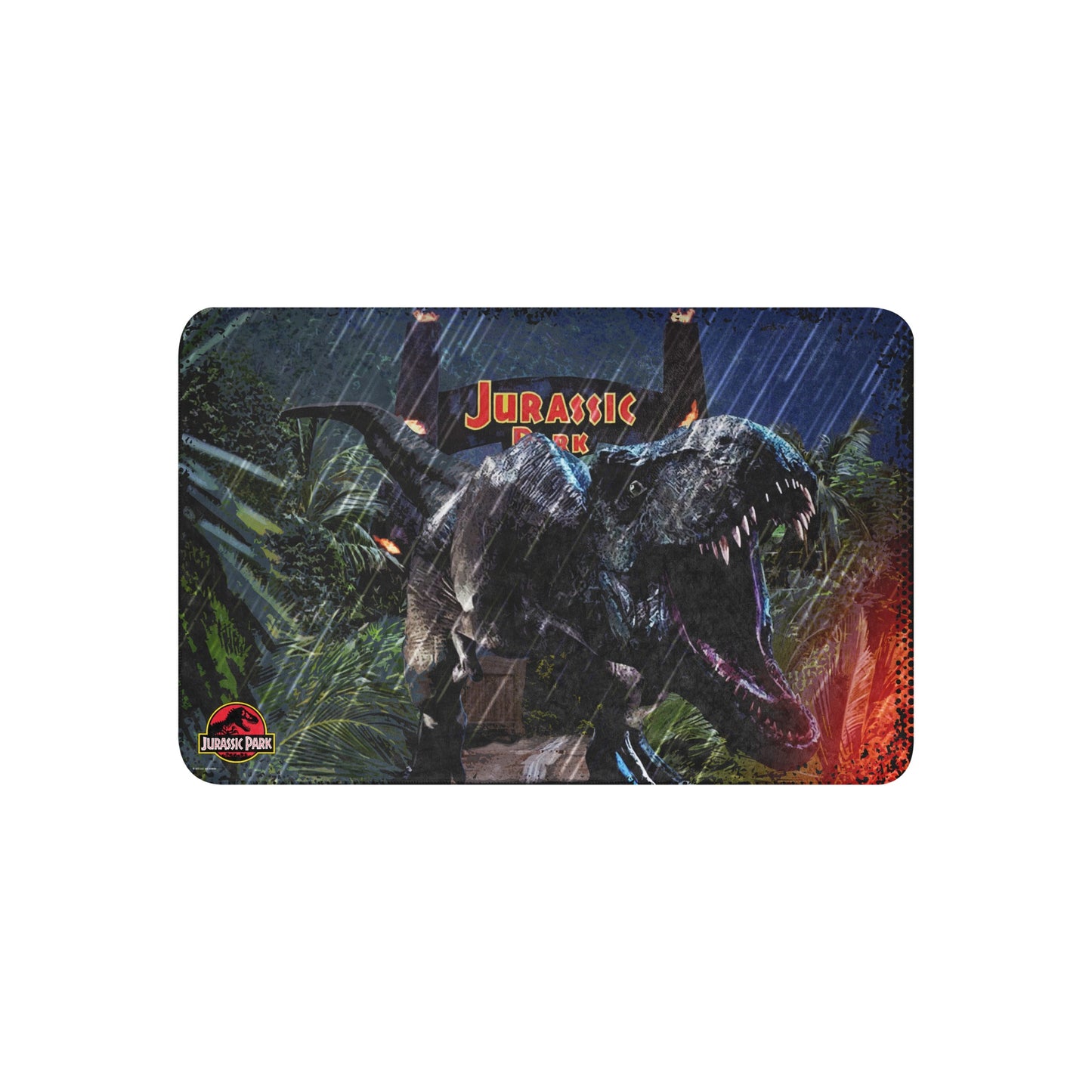 Jurassic Park Jungle Sherpa Blanket