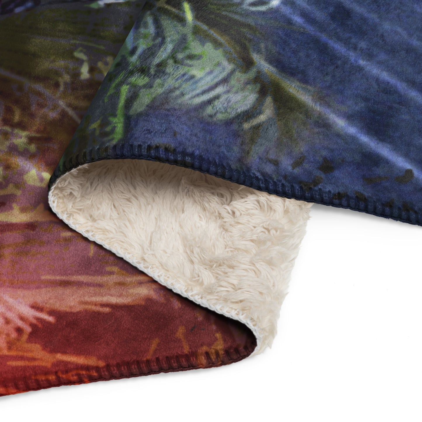 Jurassic Park Jungle Sherpa Blanket