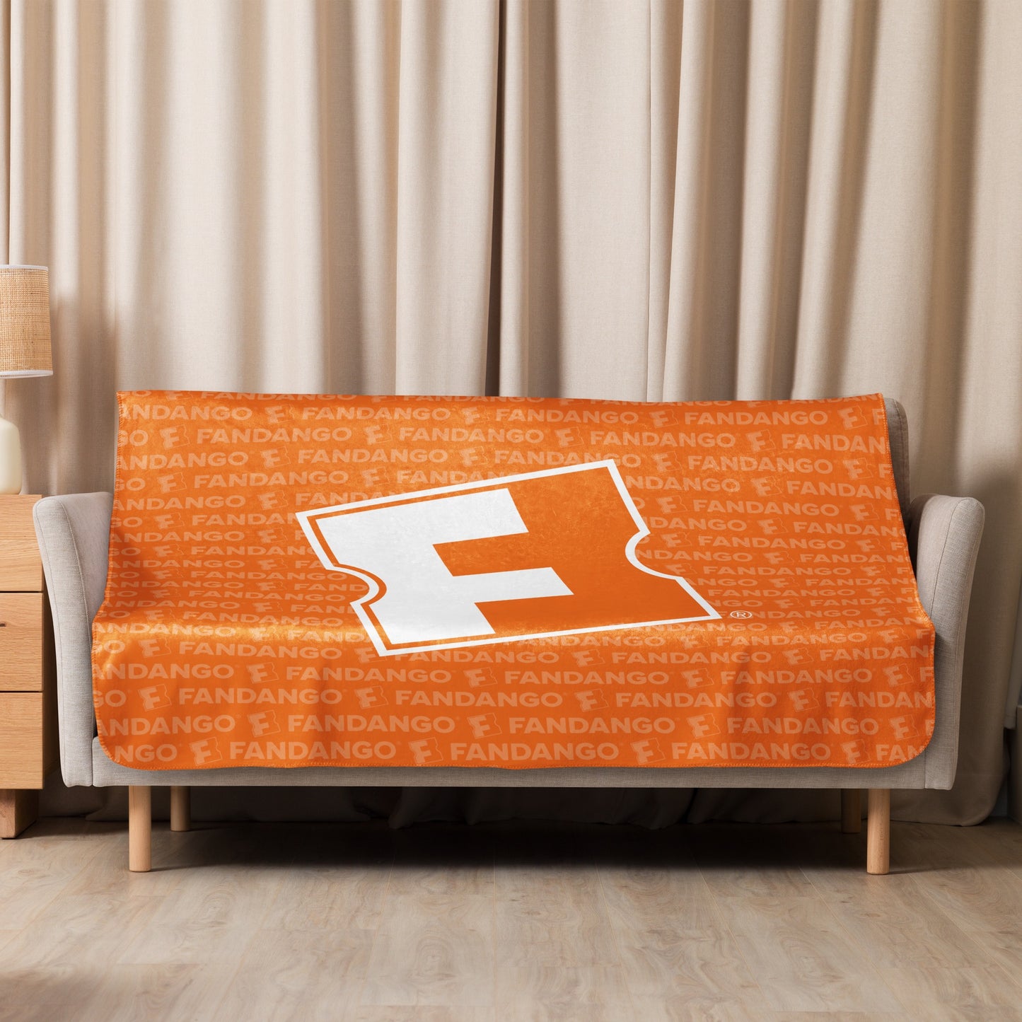 Fandango Logo Sherpa Blanket