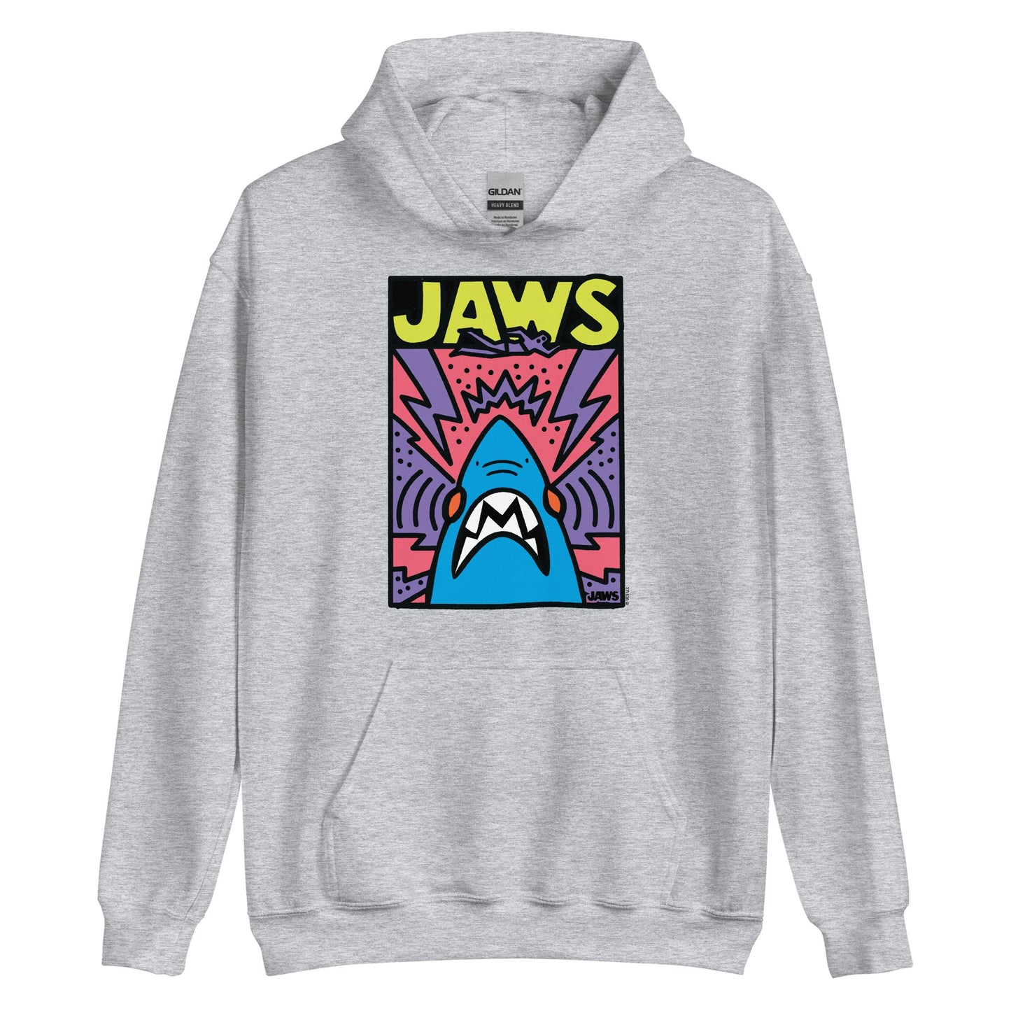 Jaws Movie Poster Doodle Hoodie