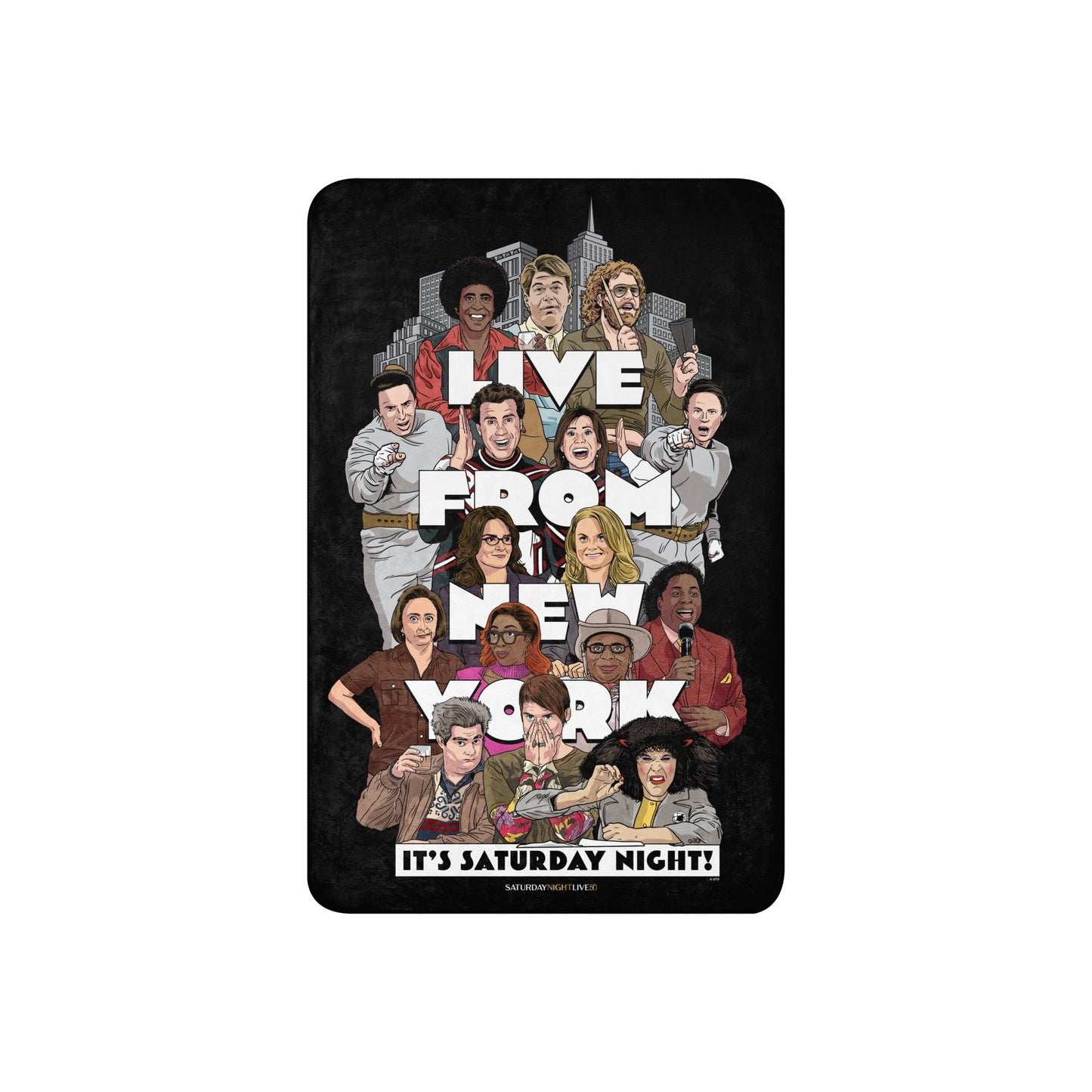 Saturday Night Live - Live From New York Sherpa Blanket