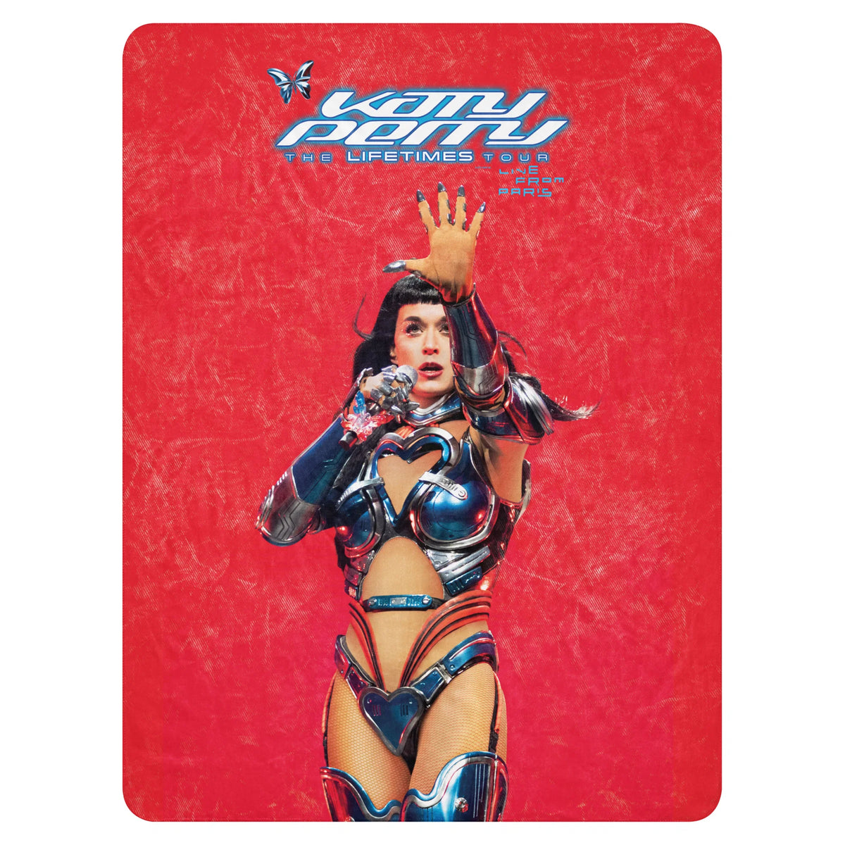 Katy Perry: The Lifetimes Tour – Live From Paris Sherpa Blanket - Katy Perry: The Lifetimes Tour – Live From Paris Sherpa Blanket-1
