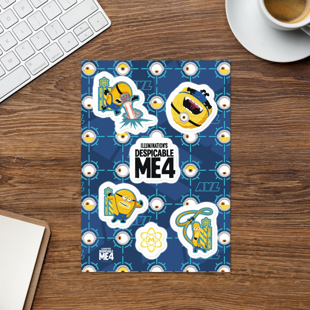 Despicable Me 4 Icons Sticker Sheet