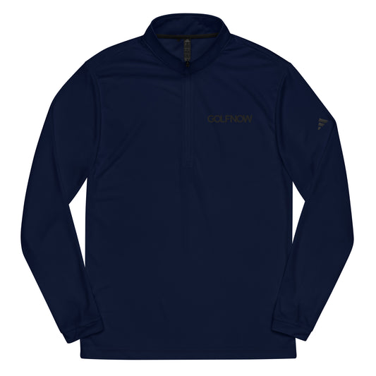 Golfnow adidas quarter zip pullover - collegiate navy