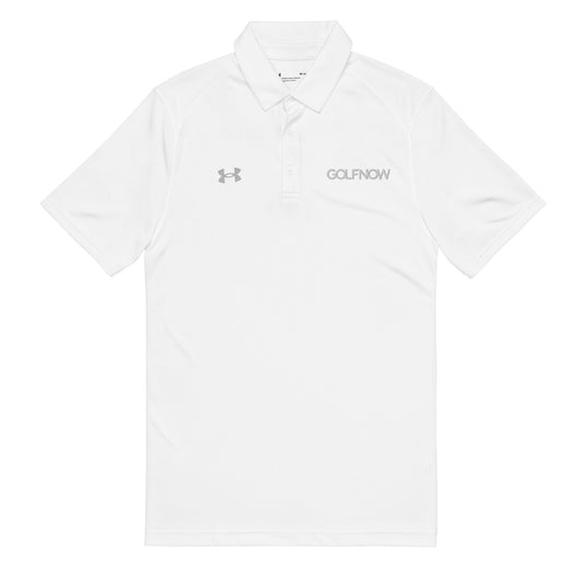 Golfnow under armour® men's polo - silver