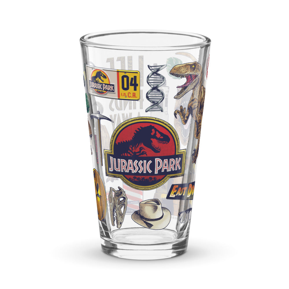 Jurassic Park Icons Pint Glass