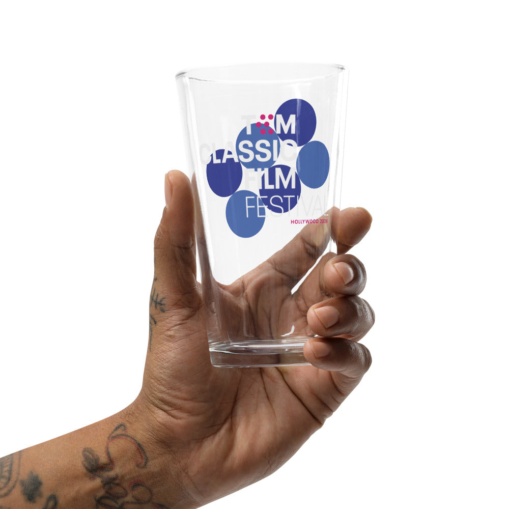 TCM Classic Film Festival 2026 Logo Shaker Pint Glass