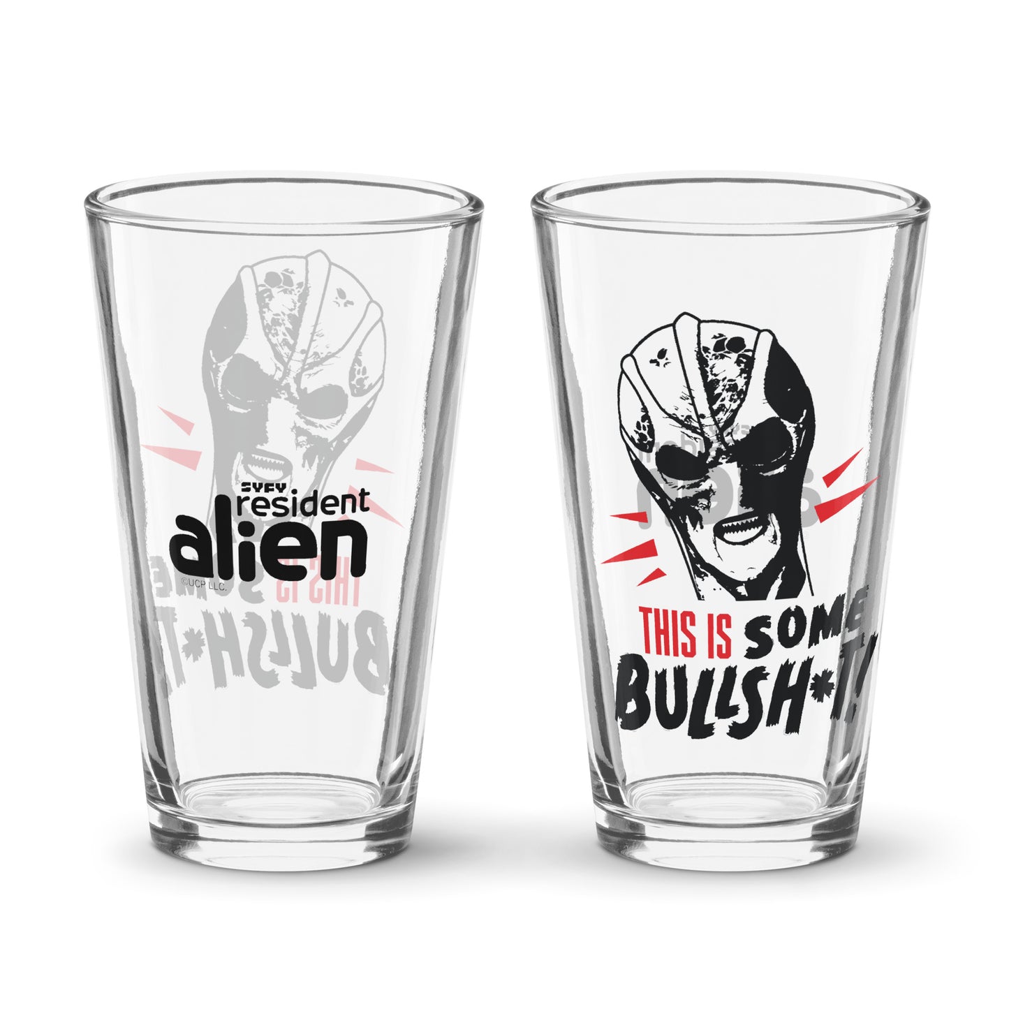 Resident Alien This Is Some Bullshit Pint Glass