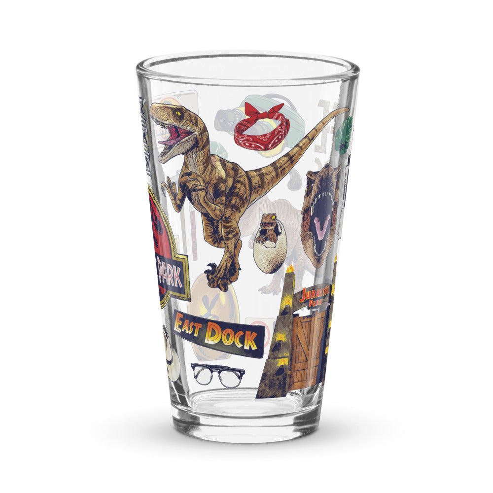 Jurassic Park Icons Pint Glass