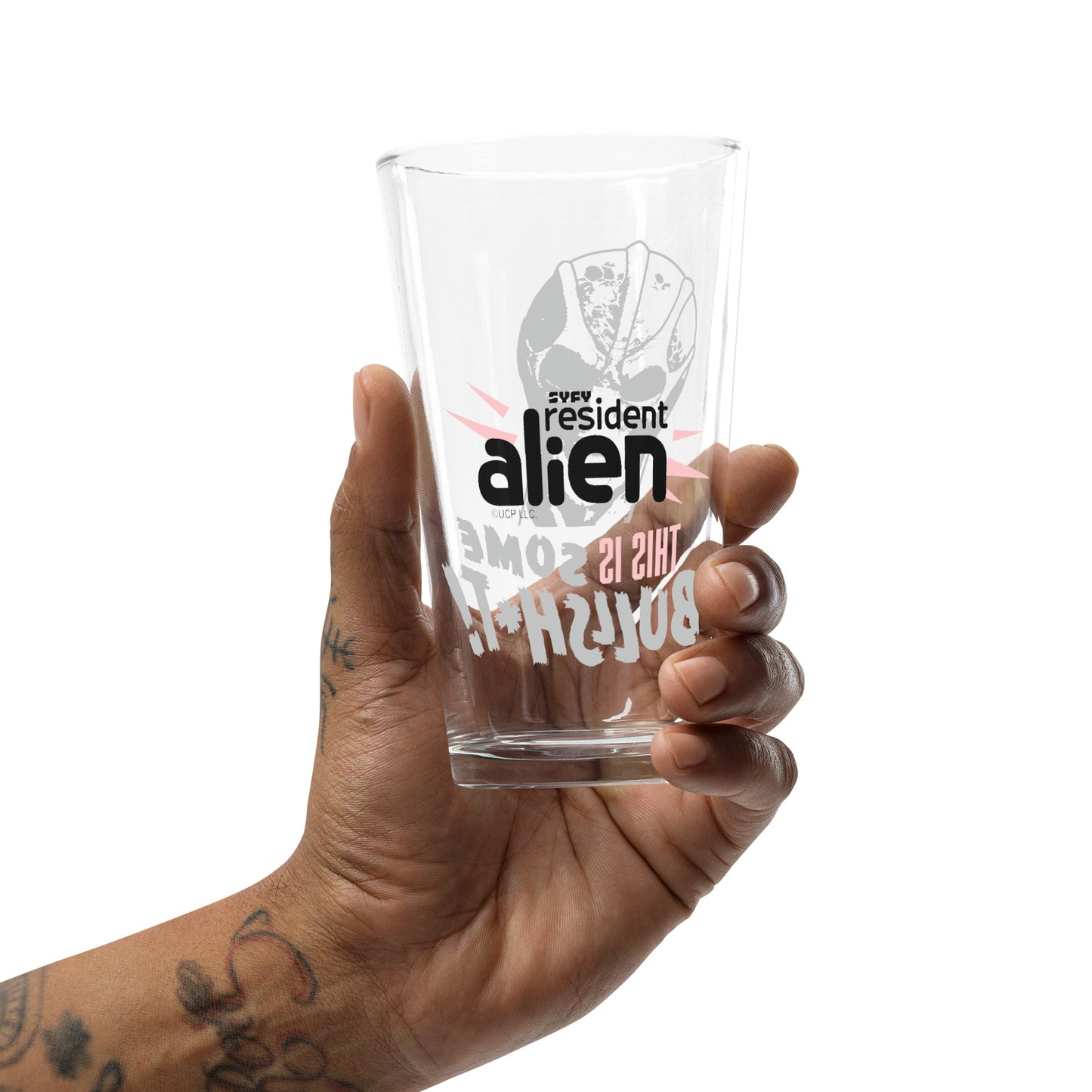 Resident Alien This Is Some Bullshit Pint Glass