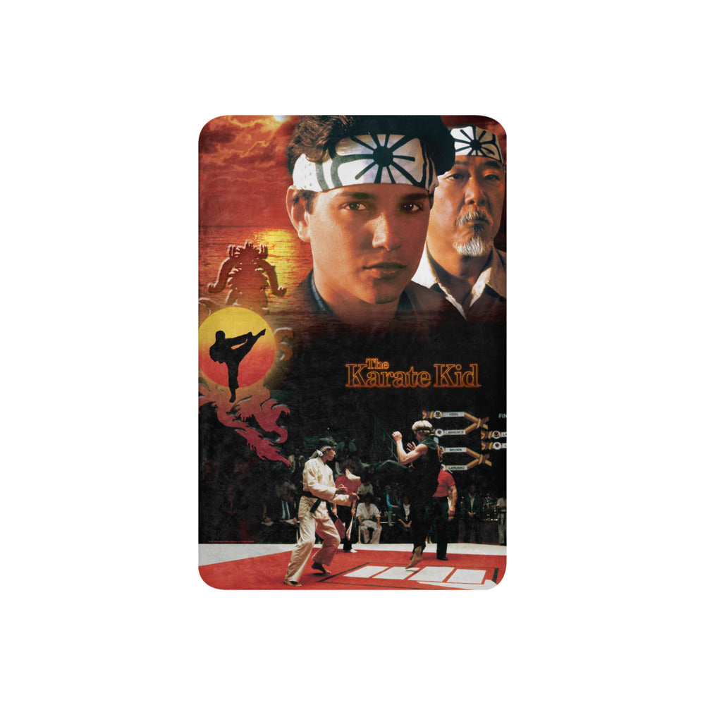 Karate Kid Keyart Sherpa Blanket 37 in x 57 in
