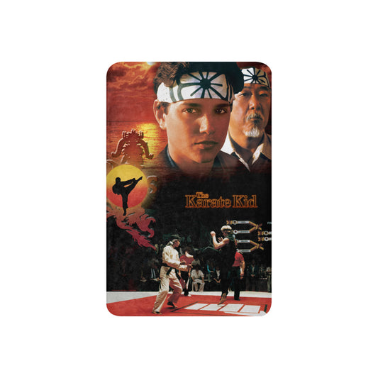 Karate Kid Keyart Sherpa Blanket 37 in x 57 in