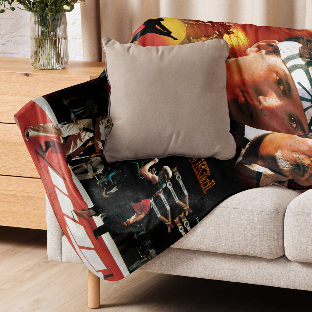 Karate Kid Keyart Sherpa Blanket