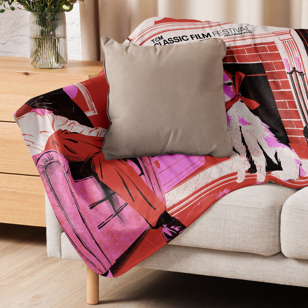 TCM Classic Film Festival Holiday Sherpa Blanket