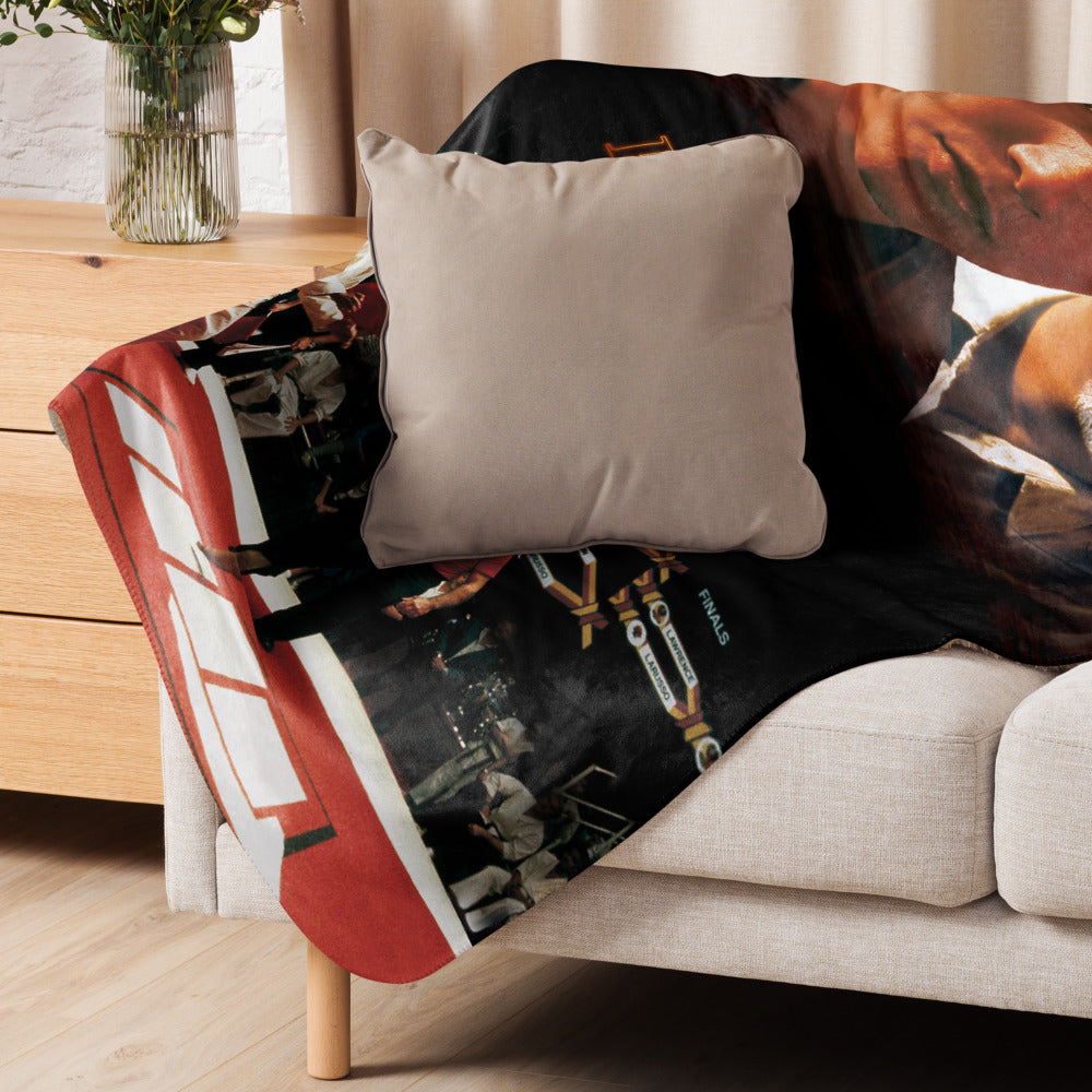 Karate Kid Keyart Sherpa Blanket