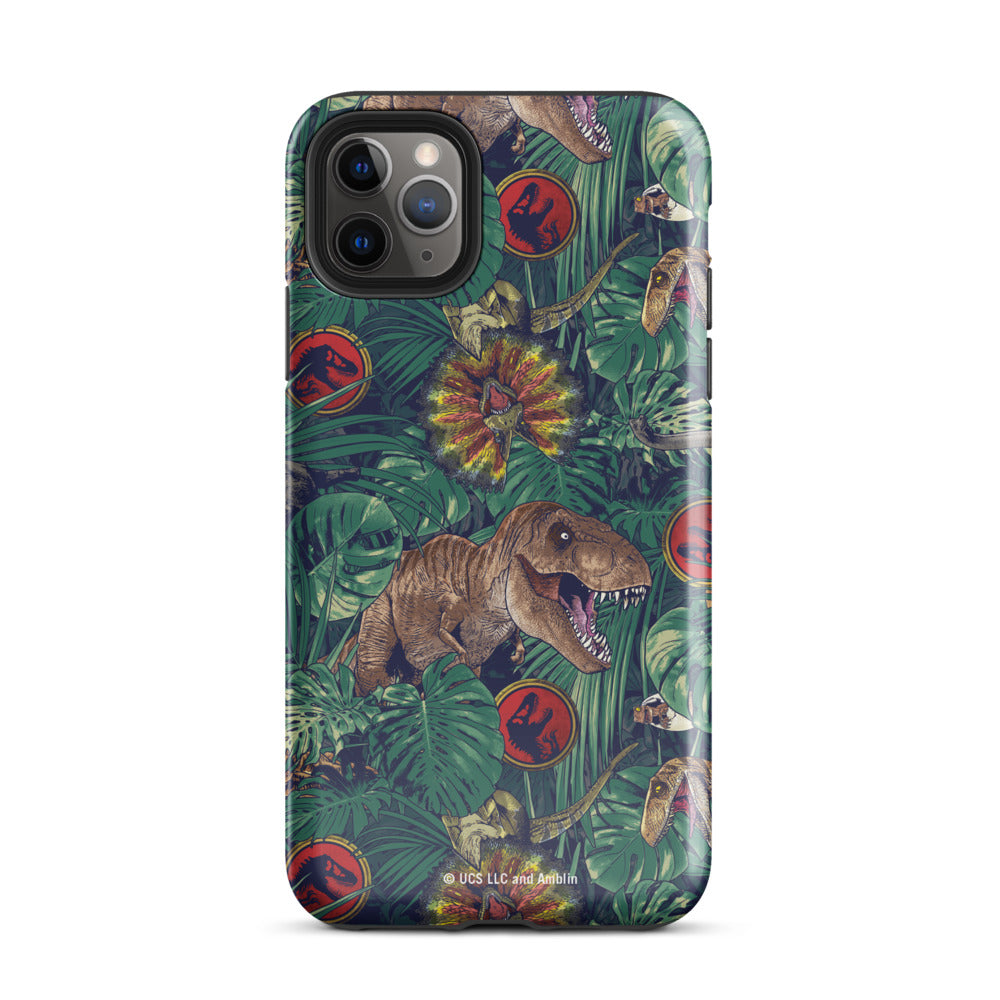 Jurassic Park Jungle iPhone Tough Case