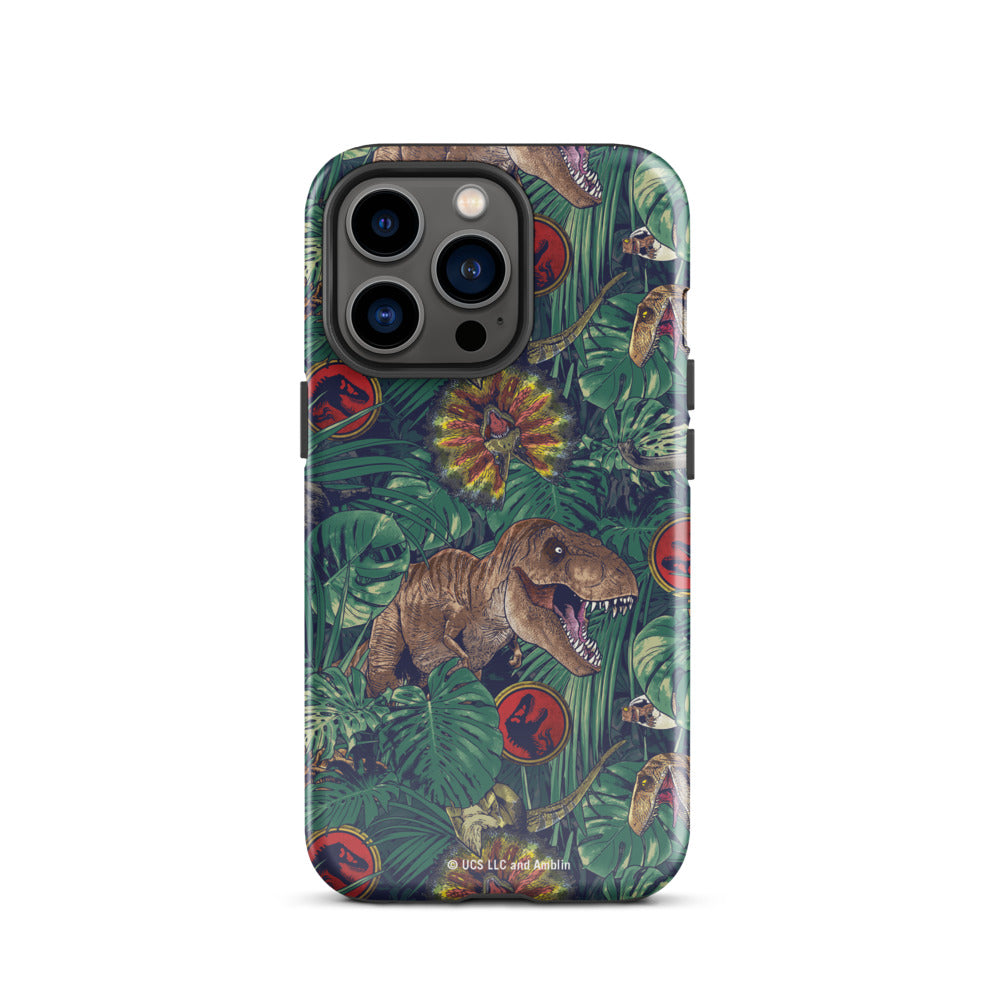 Jurassic Park Jungle iPhone Tough Case