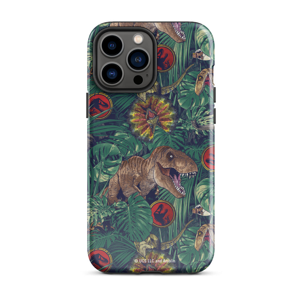 Jurassic Park Jungle iPhone Tough Case