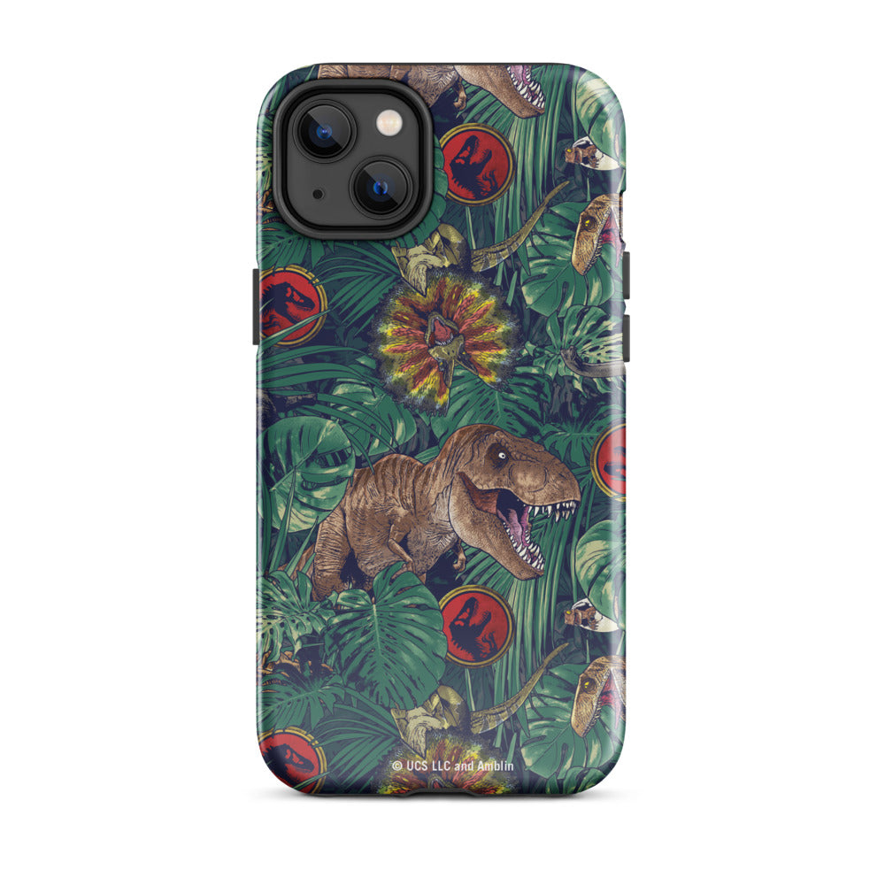 Jurassic Park Jungle iPhone Tough Case