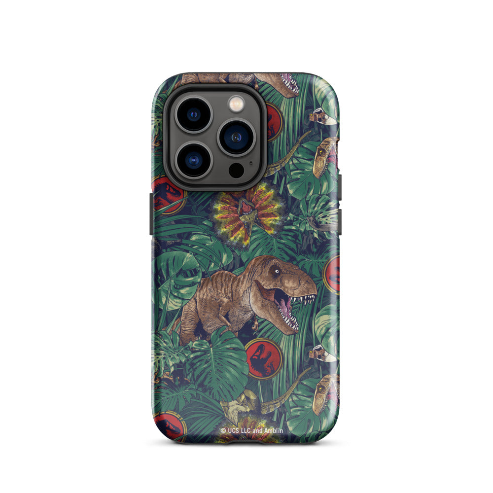 Jurassic Park Jungle iPhone Tough Case