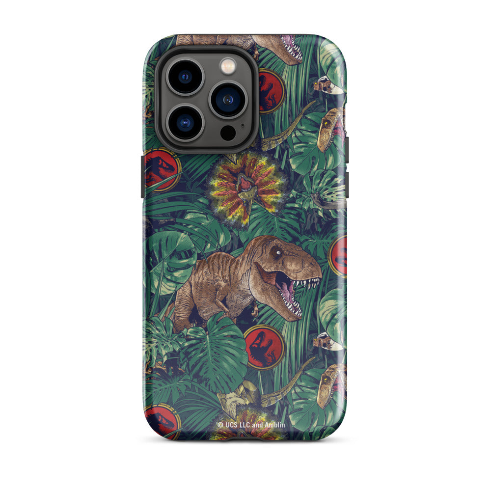 Jurassic Park Jungle iPhone Tough Case