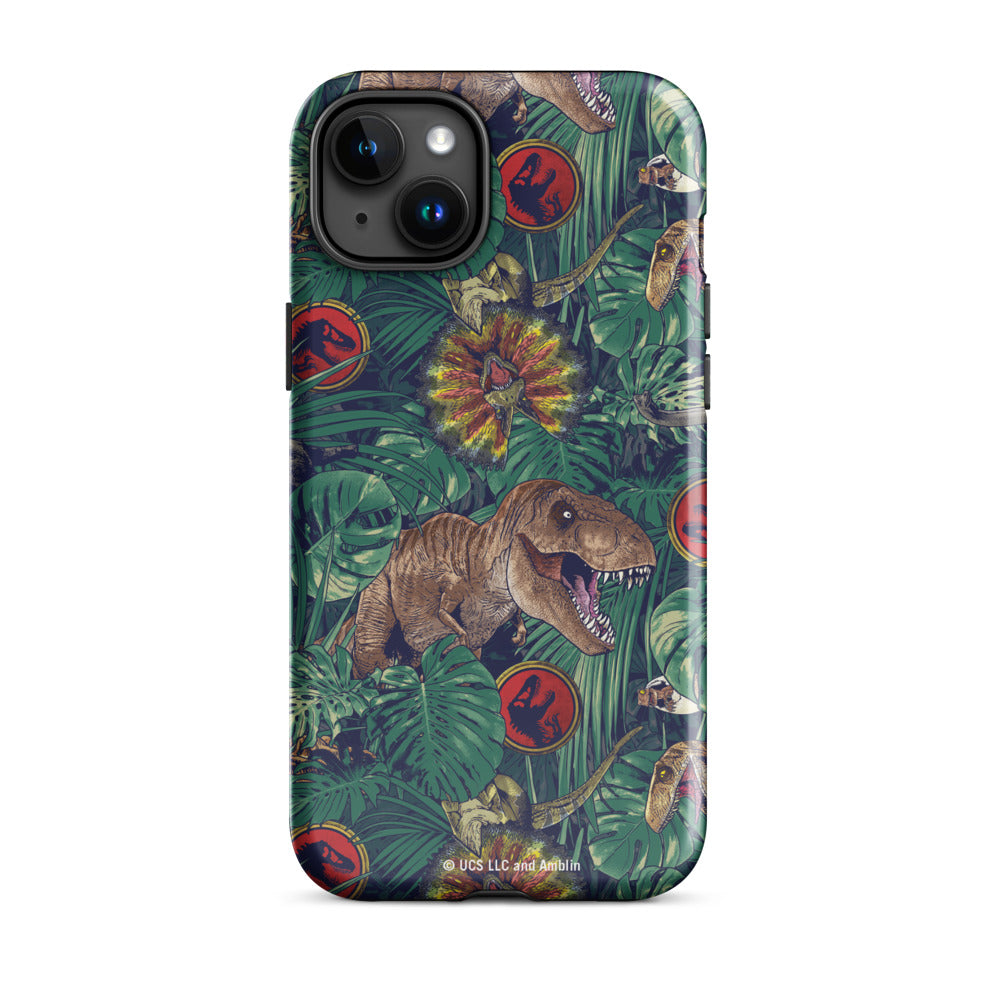 Jurassic Park Jungle iPhone Tough Case