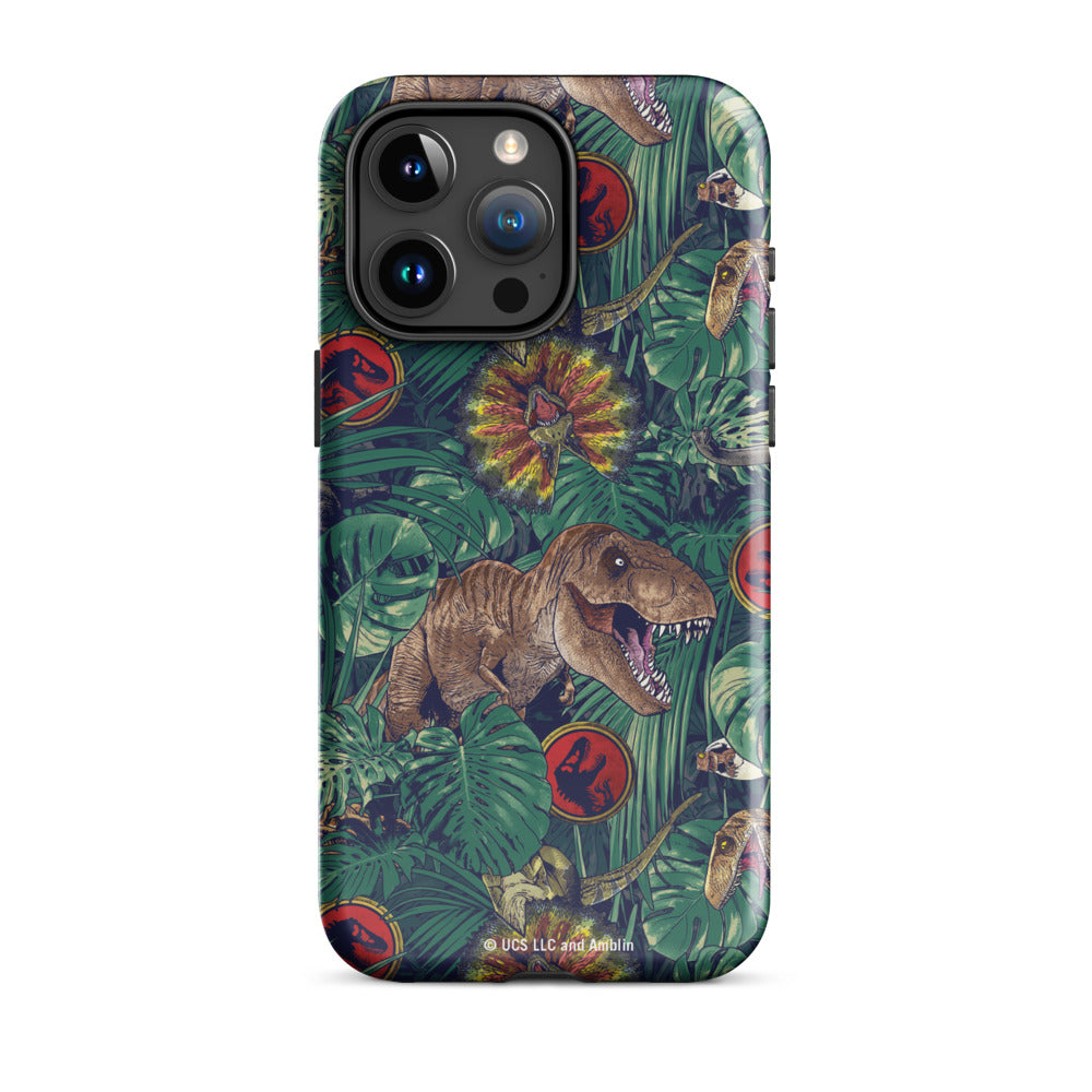 Jurassic Park Jungle iPhone Tough Case