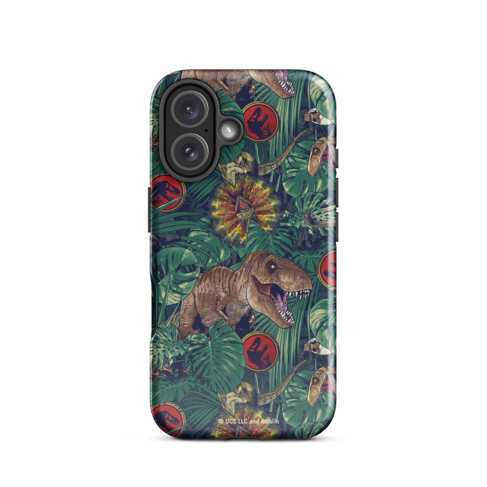 Jurassic Park Jungle iPhone Tough Case