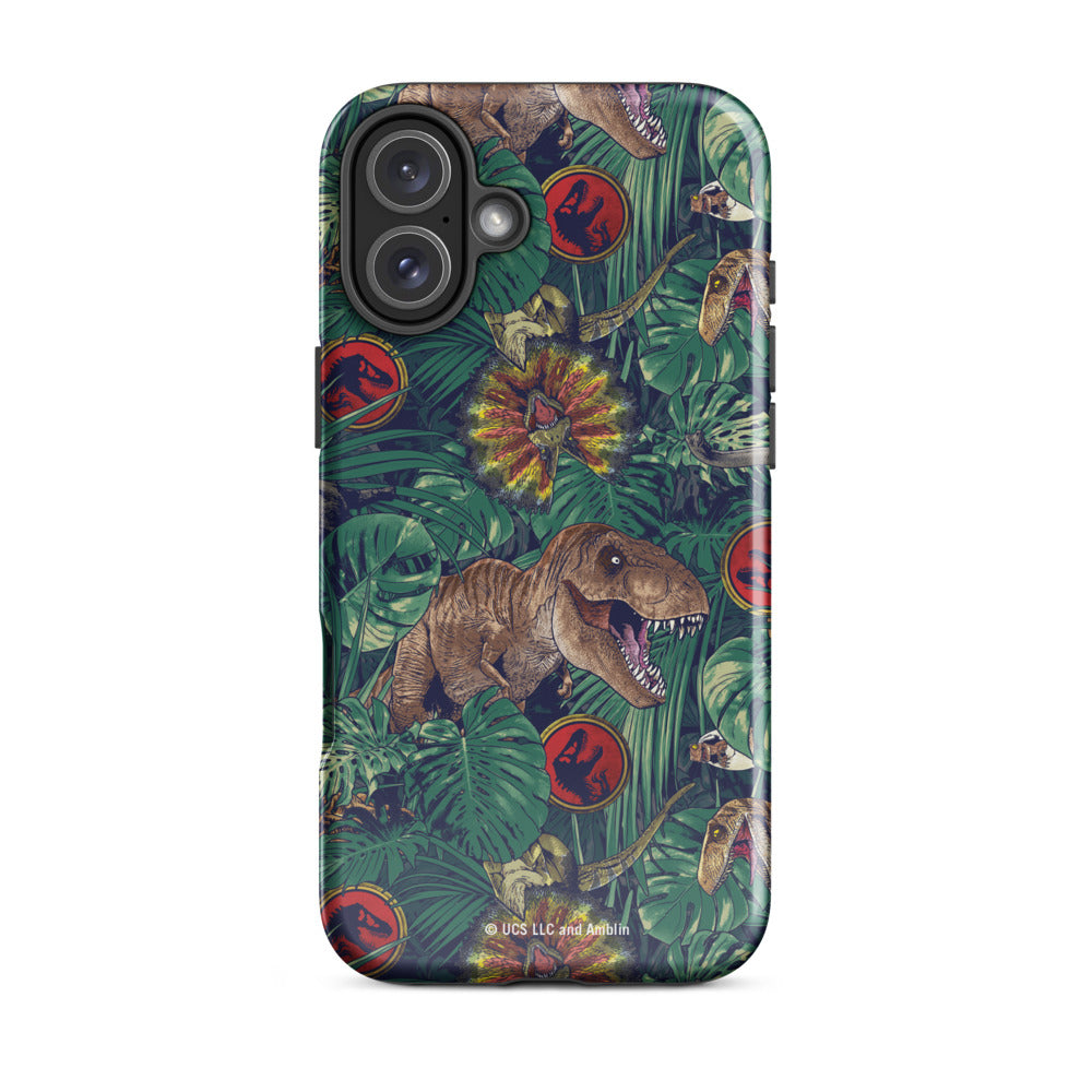 Jurassic Park Jungle iPhone Tough Case