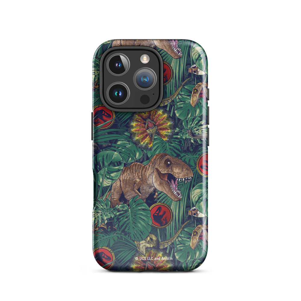 Jurassic Park Jungle iPhone Tough Case