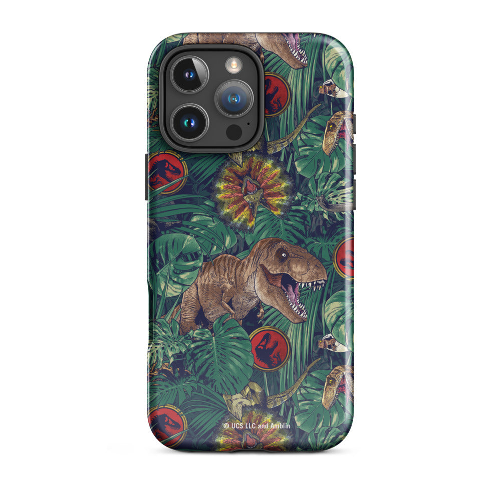 Jurassic Park Jungle iPhone Tough Case