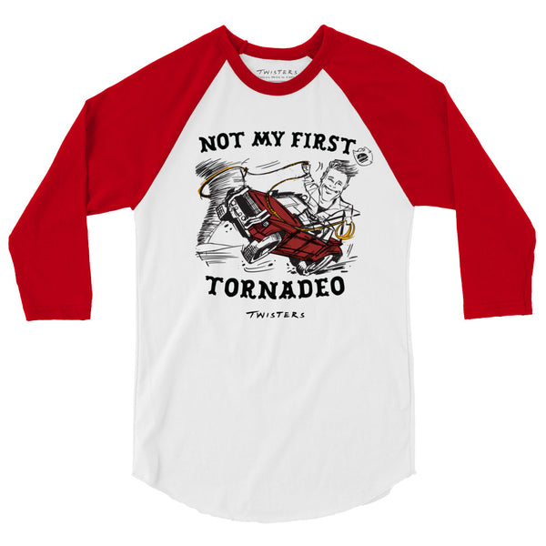 Twisters Not My First Tornadeo Raglan T-Shirt | 3/4 Sleeve