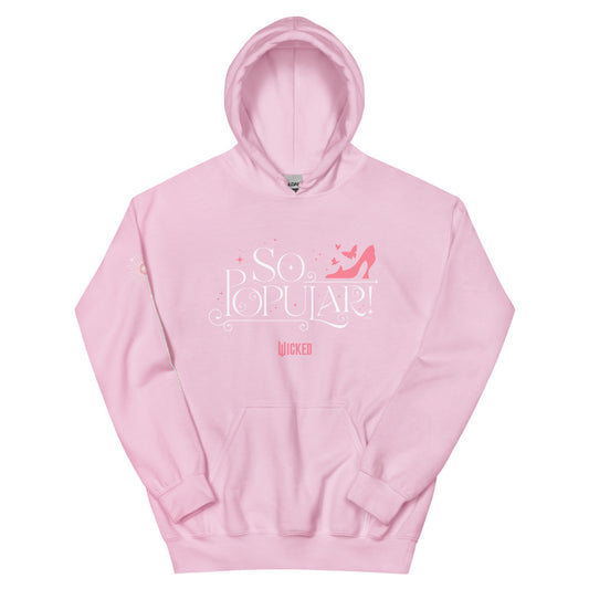 Wicked so popular hoodie - light pink