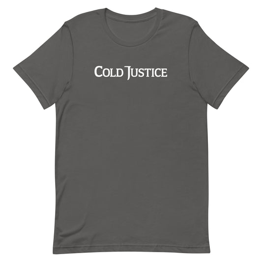 Cold justice logo t-shirt - asphalt