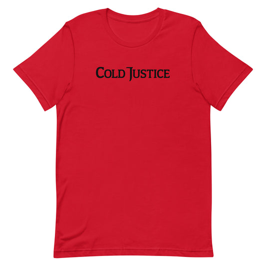 Cold justice logo t-shirt - red