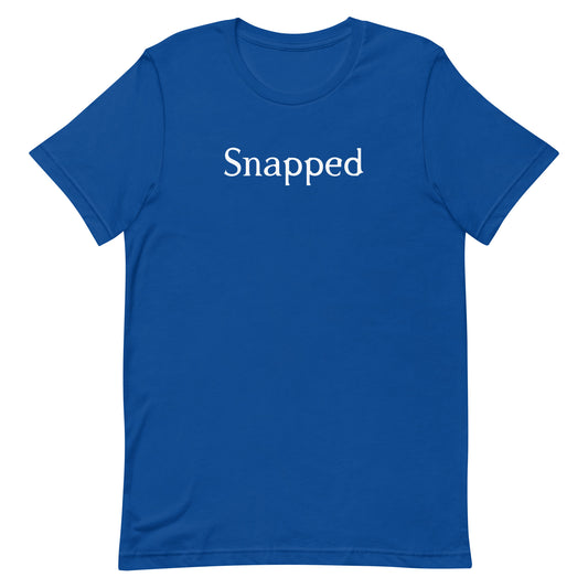 Snapped logo t-shirt - true royal