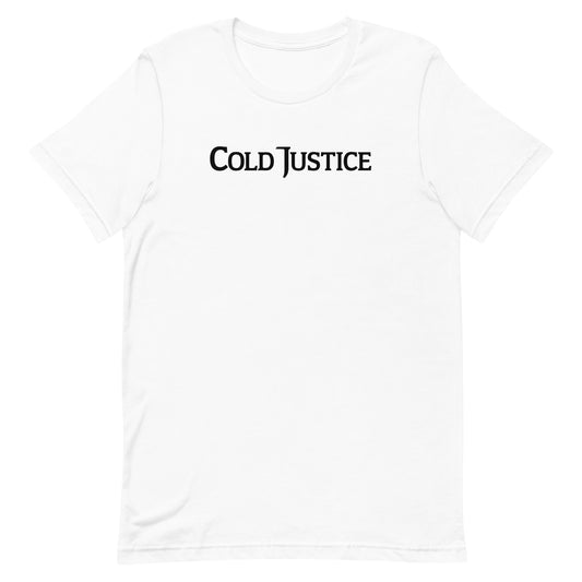 Cold justice logo t-shirt - white